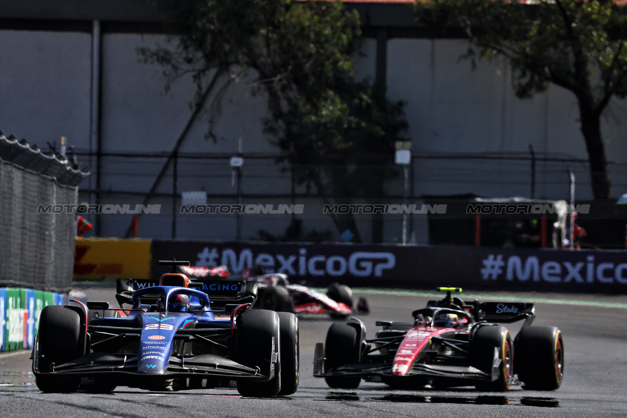 GP MESSICO, Alexander Albon (THA) Williams Racing FW45.

29.10.2023. Formula 1 World Championship, Rd 20, Mexican Grand Prix, Mexico City, Mexico, Gara Day.

- www.xpbimages.com, EMail: requests@xpbimages.com © Copyright: Charniaux / XPB Images
