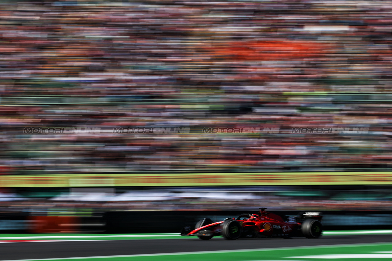 GP MESSICO, Charles Leclerc (MON) Ferrari SF-23.

29.10.2023. Formula 1 World Championship, Rd 20, Mexican Grand Prix, Mexico City, Mexico, Gara Day.

- www.xpbimages.com, EMail: requests@xpbimages.com © Copyright: Moy / XPB Images