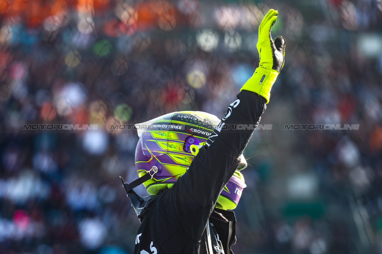 GP MESSICO, Lewis Hamilton (GBR), Mercedes AMG F1  
29.10.2023. Formula 1 World Championship, Rd 20, Mexican Grand Prix, Mexico City, Mexico, Gara Day.
- www.xpbimages.com, EMail: requests@xpbimages.com © Copyright: Charniaux / XPB Images