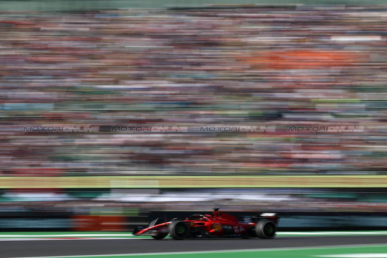 GP MESSICO, Charles Leclerc (MON) Ferrari SF-23.

29.10.2023. Formula 1 World Championship, Rd 20, Mexican Grand Prix, Mexico City, Mexico, Gara Day.

- www.xpbimages.com, EMail: requests@xpbimages.com © Copyright: Moy / XPB Images