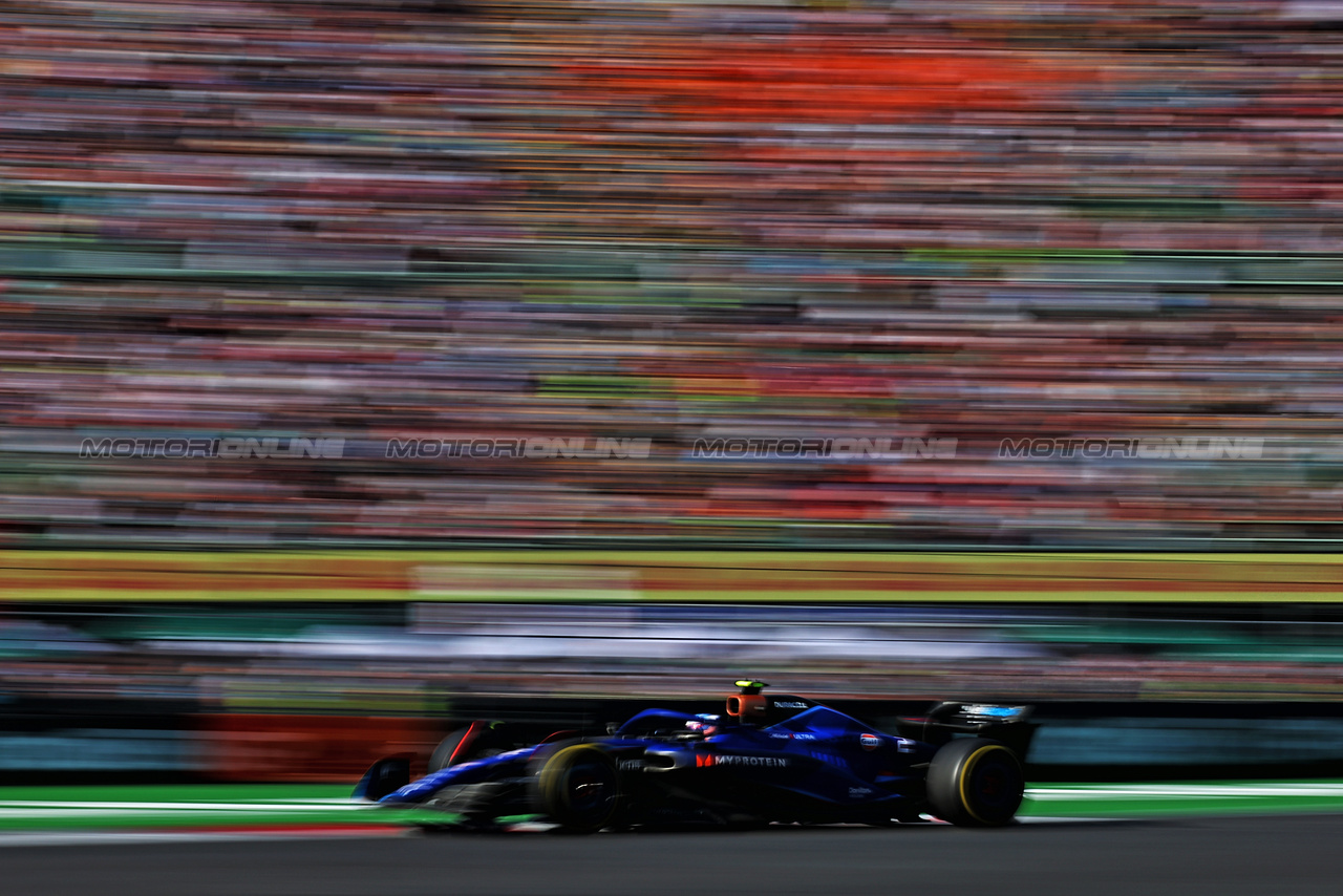 GP MESSICO, Logan Sargeant (USA) Williams Racing FW45.

29.10.2023. Formula 1 World Championship, Rd 20, Mexican Grand Prix, Mexico City, Mexico, Gara Day.

 - www.xpbimages.com, EMail: requests@xpbimages.com © Copyright: Coates / XPB Images
