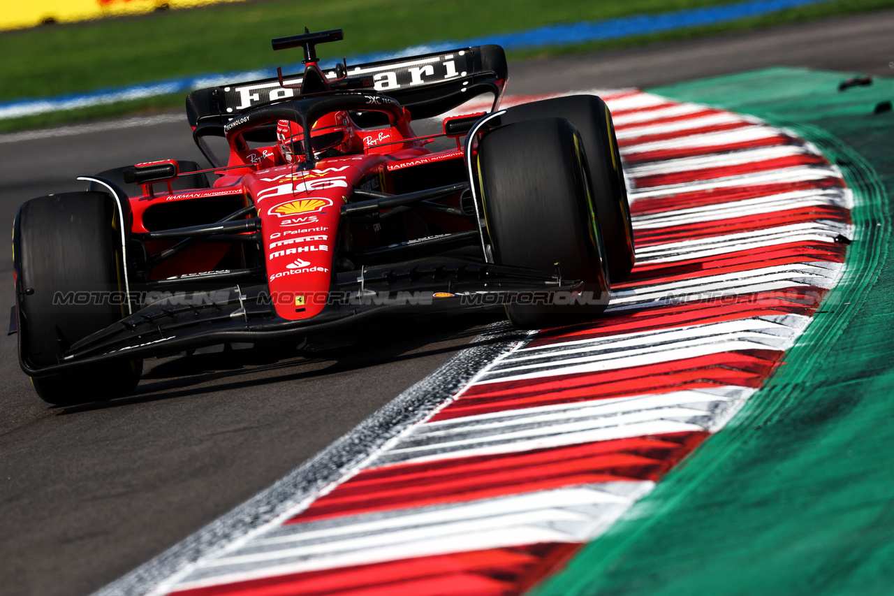 GP MESSICO, Charles Leclerc (MON) Ferrari SF-23.

29.10.2023. Formula 1 World Championship, Rd 20, Mexican Grand Prix, Mexico City, Mexico, Gara Day.

 - www.xpbimages.com, EMail: requests@xpbimages.com © Copyright: Coates / XPB Images