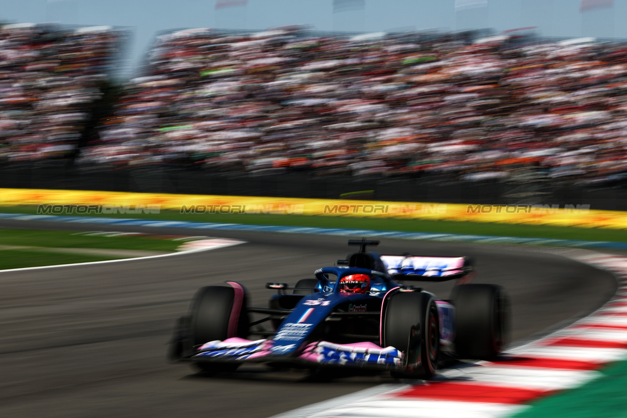 GP MESSICO, Esteban Ocon (FRA) Alpine F1 Team A523.

29.10.2023. Formula 1 World Championship, Rd 20, Mexican Grand Prix, Mexico City, Mexico, Gara Day.

 - www.xpbimages.com, EMail: requests@xpbimages.com © Copyright: Coates / XPB Images
