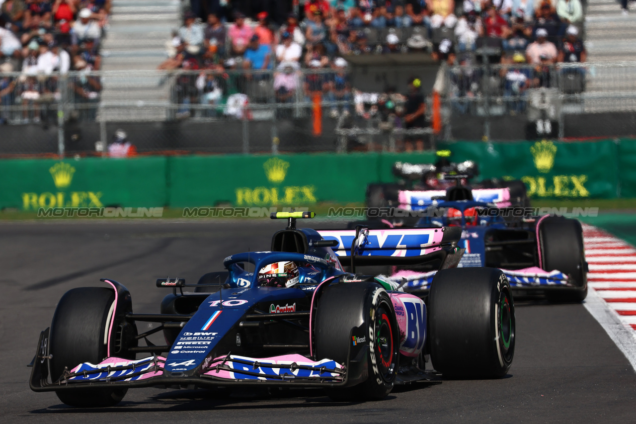 GP MESSICO, Pierre Gasly (FRA) Alpine F1 Team A523.

29.10.2023. Formula 1 World Championship, Rd 20, Mexican Grand Prix, Mexico City, Mexico, Gara Day.

 - www.xpbimages.com, EMail: requests@xpbimages.com © Copyright: Coates / XPB Images