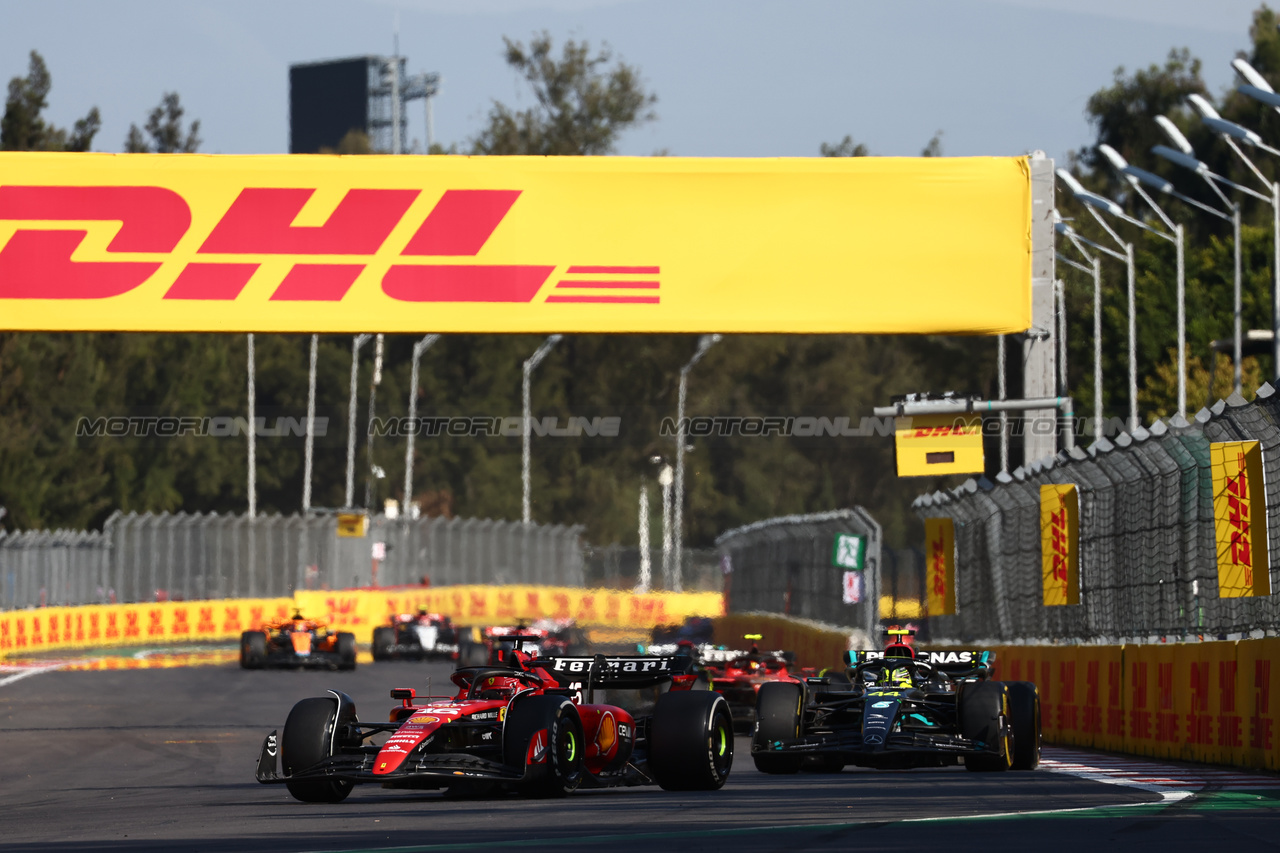 GP MESSICO, Charles Leclerc (MON) Ferrari SF-23.

29.10.2023. Formula 1 World Championship, Rd 20, Mexican Grand Prix, Mexico City, Mexico, Gara Day.

 - www.xpbimages.com, EMail: requests@xpbimages.com © Copyright: Coates / XPB Images