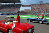 GP MESSICO, Carlos Sainz Jr (ESP) Ferrari e Charles Leclerc (MON) Ferrari on the drivers' parade.
29.10.2023. Formula 1 World Championship, Rd 20, Mexican Grand Prix, Mexico City, Mexico, Gara Day.
 - www.xpbimages.com, EMail: requests@xpbimages.com © Copyright: Coates / XPB Images