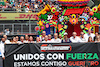 GP MESSICO, Sergio Perez (MEX) Red Bull Racing with Stefano Domenicali (ITA) Formula One President e CEO e others with a message of support.
29.10.2023. Formula 1 World Championship, Rd 20, Mexican Grand Prix, Mexico City, Mexico, Gara Day.
 - www.xpbimages.com, EMail: requests@xpbimages.com © Copyright: Coates / XPB Images
