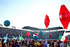 GP MESSICO, Circuit Atmosfera - fans at the podium.
29.10.2023. Formula 1 World Championship, Rd 20, Mexican Grand Prix, Mexico City, Mexico, Gara Day.
 - www.xpbimages.com, EMail: requests@xpbimages.com © Copyright: Coates / XPB Images