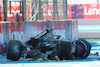 GP MESSICO, The damaged Haas VF-23 of Kevin Magnussen (DEN) Haas F1 Team, who crashed out of the race.
29.10.2023. Formula 1 World Championship, Rd 20, Mexican Grand Prix, Mexico City, Mexico, Gara Day.
 - www.xpbimages.com, EMail: requests@xpbimages.com © Copyright: Coates / XPB Images