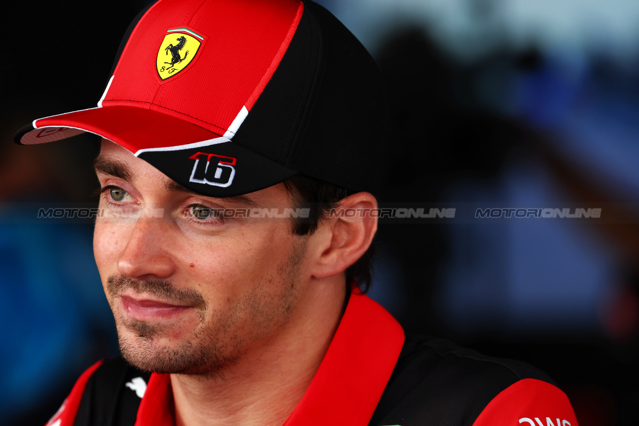 GP MESSICO, Charles Leclerc (MON) Ferrari.

26.10.2023. Formula 1 World Championship, Rd 20, Mexican Grand Prix, Mexico City, Mexico, Preparation Day.

 - www.xpbimages.com, EMail: requests@xpbimages.com © Copyright: Coates / XPB Images
