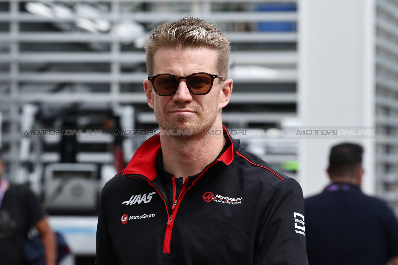 GP MESSICO, Nico Hulkenberg (GER) Haas F1 Team.

26.10.2023. Formula 1 World Championship, Rd 20, Mexican Grand Prix, Mexico City, Mexico, Preparation Day.

- www.xpbimages.com, EMail: requests@xpbimages.com © Copyright: Moy / XPB Images