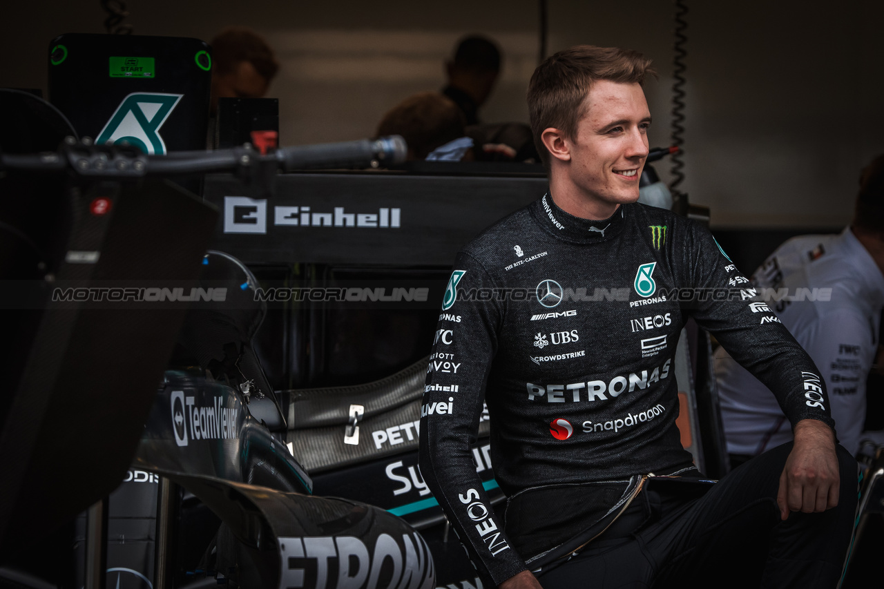 GP MESSICO, Frederik Vesti (DEN) Mercedes AMG F1 Test Driver.

26.10.2023. Formula 1 World Championship, Rd 20, Mexican Grand Prix, Mexico City, Mexico, Preparation Day.

- www.xpbimages.com, EMail: requests@xpbimages.com © Copyright: Bearne / XPB Images