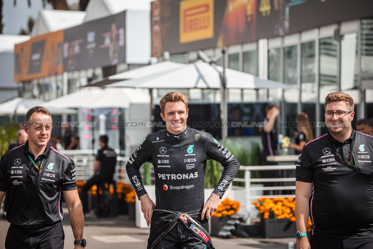 GP MESSICO, Frederik Vesti (DEN) Mercedes AMG F1 Test Driver.

26.10.2023. Formula 1 World Championship, Rd 20, Mexican Grand Prix, Mexico City, Mexico, Preparation Day.

- www.xpbimages.com, EMail: requests@xpbimages.com © Copyright: Bearne / XPB Images