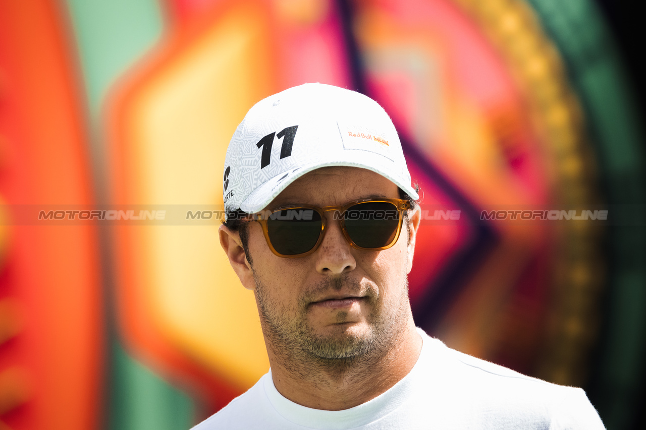 GP MESSICO, Sergio Perez (MEX) Red Bull Racing.

26.10.2023. Formula 1 World Championship, Rd 20, Mexican Grand Prix, Mexico City, Mexico, Preparation Day.

- www.xpbimages.com, EMail: requests@xpbimages.com © Copyright: Bearne / XPB Images