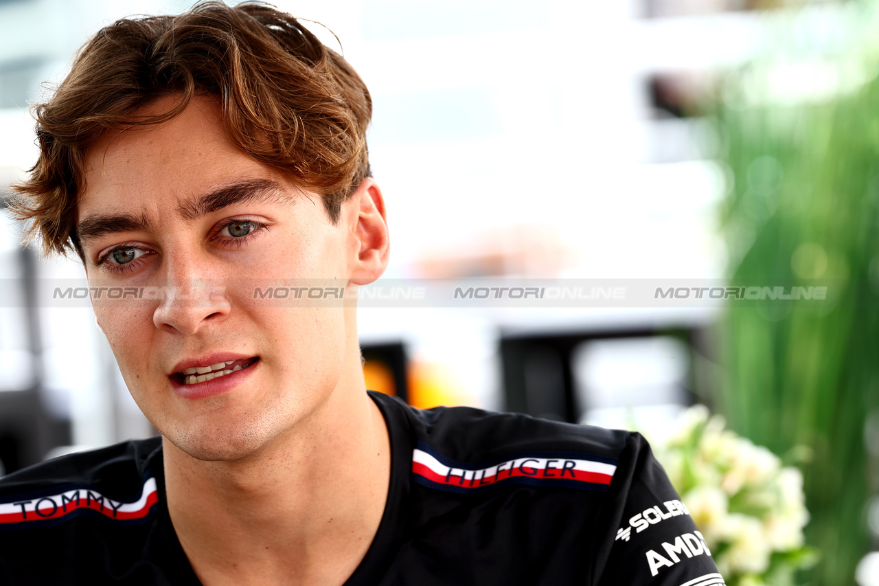 GP MESSICO, George Russell (GBR) Mercedes AMG F1.

26.10.2023. Formula 1 World Championship, Rd 20, Mexican Grand Prix, Mexico City, Mexico, Preparation Day.

 - www.xpbimages.com, EMail: requests@xpbimages.com © Copyright: Coates / XPB Images