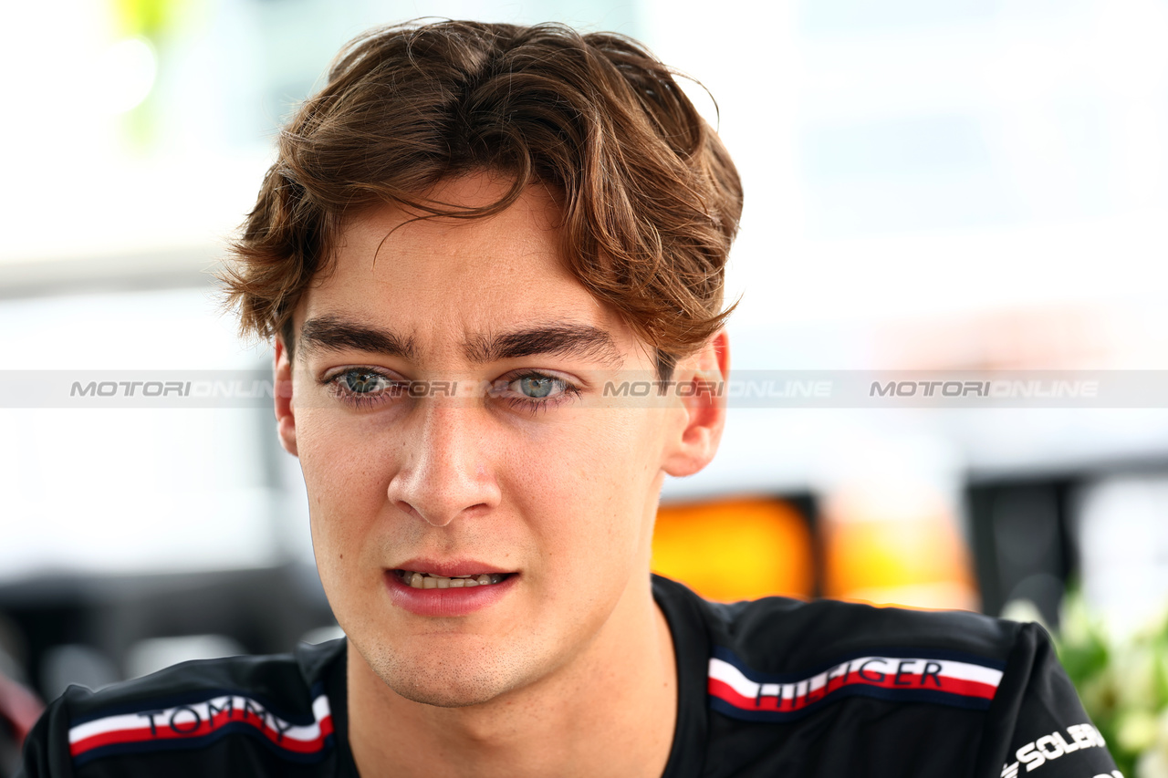 GP MESSICO, George Russell (GBR) Mercedes AMG F1.

26.10.2023. Formula 1 World Championship, Rd 20, Mexican Grand Prix, Mexico City, Mexico, Preparation Day.

 - www.xpbimages.com, EMail: requests@xpbimages.com © Copyright: Coates / XPB Images