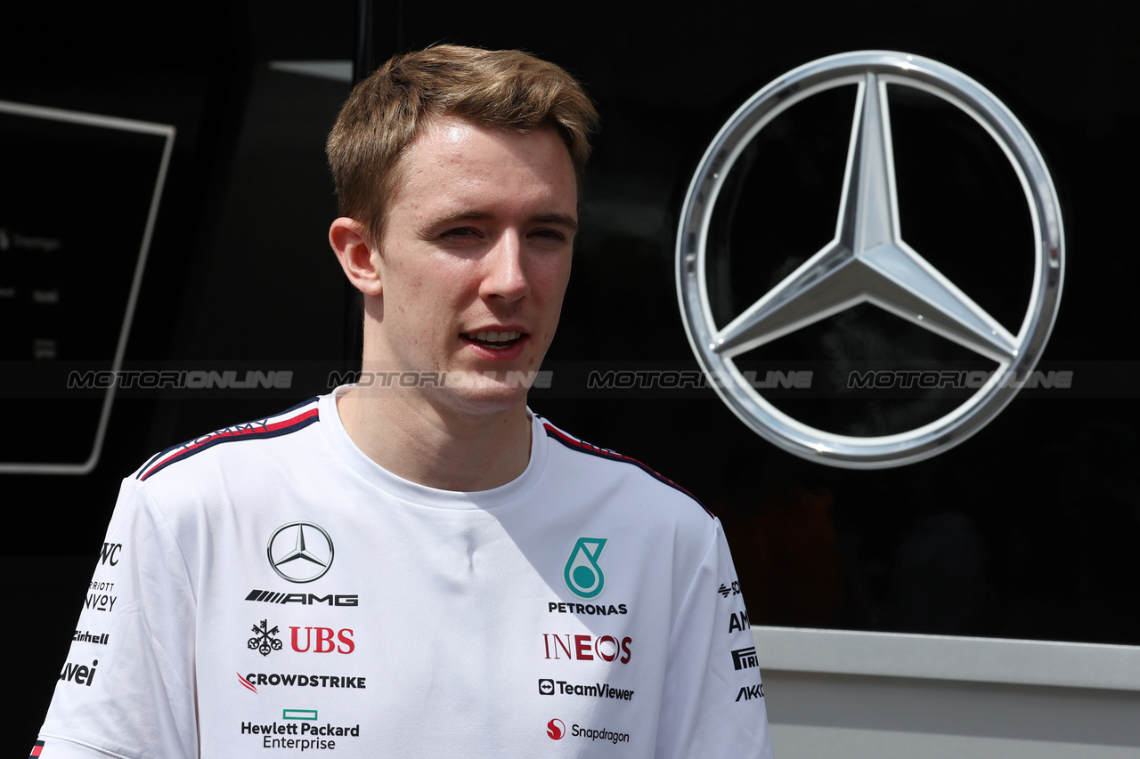 GP MESSICO, Frederik Vesti (DEN) Mercedes AMG F1 Test Driver.

26.10.2023. Formula 1 World Championship, Rd 20, Mexican Grand Prix, Mexico City, Mexico, Preparation Day.

- www.xpbimages.com, EMail: requests@xpbimages.com © Copyright: Moy / XPB Images