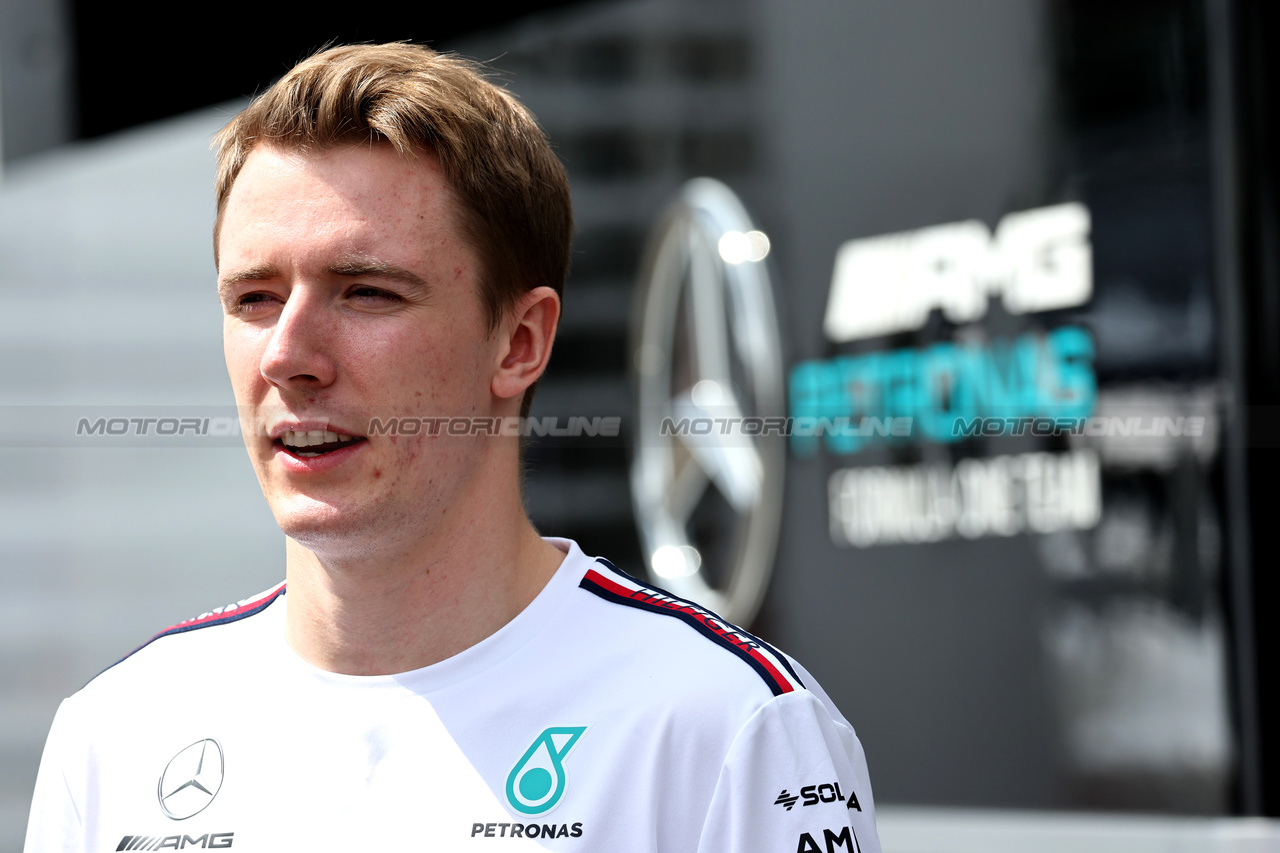 GP MESSICO, Frederik Vesti (DEN) Mercedes AMG F1 Test Driver.

26.10.2023. Formula 1 World Championship, Rd 20, Mexican Grand Prix, Mexico City, Mexico, Preparation Day.

- www.xpbimages.com, EMail: requests@xpbimages.com © Copyright: Moy / XPB Images