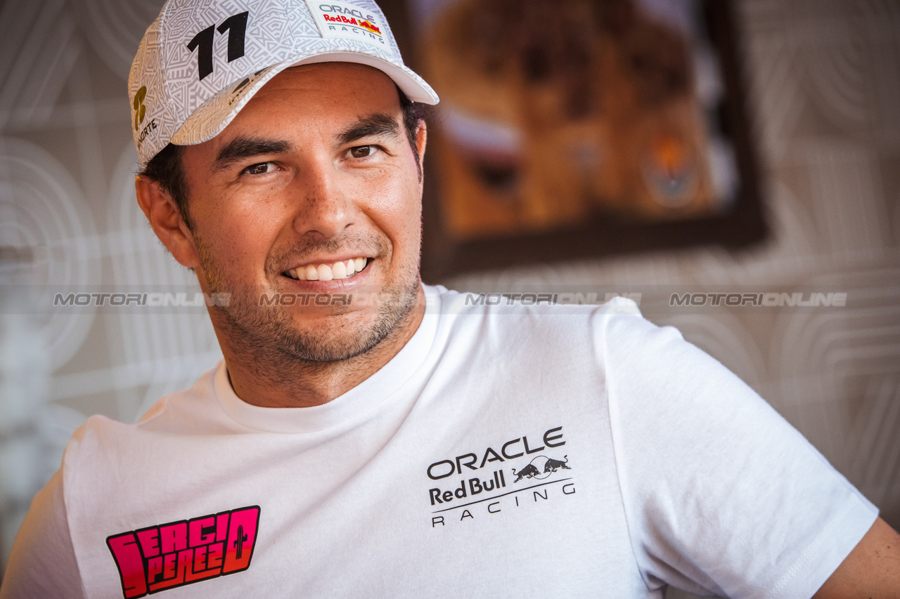 GP MESSICO, Sergio Perez (MEX) Red Bull Racing.

26.10.2023. Formula 1 World Championship, Rd 20, Mexican Grand Prix, Mexico City, Mexico, Preparation Day.

- www.xpbimages.com, EMail: requests@xpbimages.com © Copyright: Bearne / XPB Images