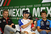 GP MESSICO, (L to R): Nico Hulkenberg (GER) Haas F1 Team; Pierre Gasly (FRA) Alpine F1 Team; e Alexander Albon (THA) Williams Racing, in the FIA Press Conference.
26.10.2023. Formula 1 World Championship, Rd 20, Mexican Grand Prix, Mexico City, Mexico, Preparation Day.
- www.xpbimages.com, EMail: requests@xpbimages.com © Copyright: XPB Images