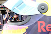 GP MESSICO, Max Verstappen (NLD) Red Bull Racing with the giant helmet of Sergio Perez (MEX) Red Bull Racing.
26.10.2023. Formula 1 World Championship, Rd 20, Mexican Grand Prix, Mexico City, Mexico, Preparation Day.
 - www.xpbimages.com, EMail: requests@xpbimages.com © Copyright: Coates / XPB Images