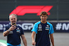 GP MESSICO, Alexander Albon (THA) Williams Racing walks the circuit with James Urwin (GBR) Williams Racing Gara Engineer.
26.10.2023. Formula 1 World Championship, Rd 20, Mexican Grand Prix, Mexico City, Mexico, Preparation Day.
- www.xpbimages.com, EMail: requests@xpbimages.com © Copyright: Bearne / XPB Images