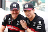 GP MESSICO, (L to R): Valtteri Bottas (FIN) Alfa Romeo F1 Team with team mate Zhou Guanyu (CHN) Alfa Romeo F1 Team.
26.10.2023. Formula 1 World Championship, Rd 20, Mexican Grand Prix, Mexico City, Mexico, Preparation Day.
 - www.xpbimages.com, EMail: requests@xpbimages.com © Copyright: Coates / XPB Images