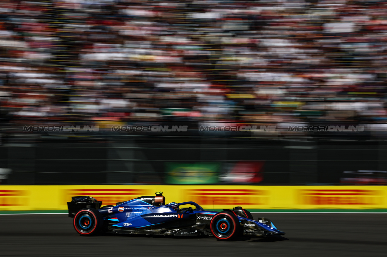 GP MESSICO, Logan Sargeant (USA), Williams F1 Team  
28.10.2023. Formula 1 World Championship, Rd 20, Mexican Grand Prix, Mexico City, Mexico, Qualifiche Day.
- www.xpbimages.com, EMail: requests@xpbimages.com © Copyright: Charniaux / XPB Images