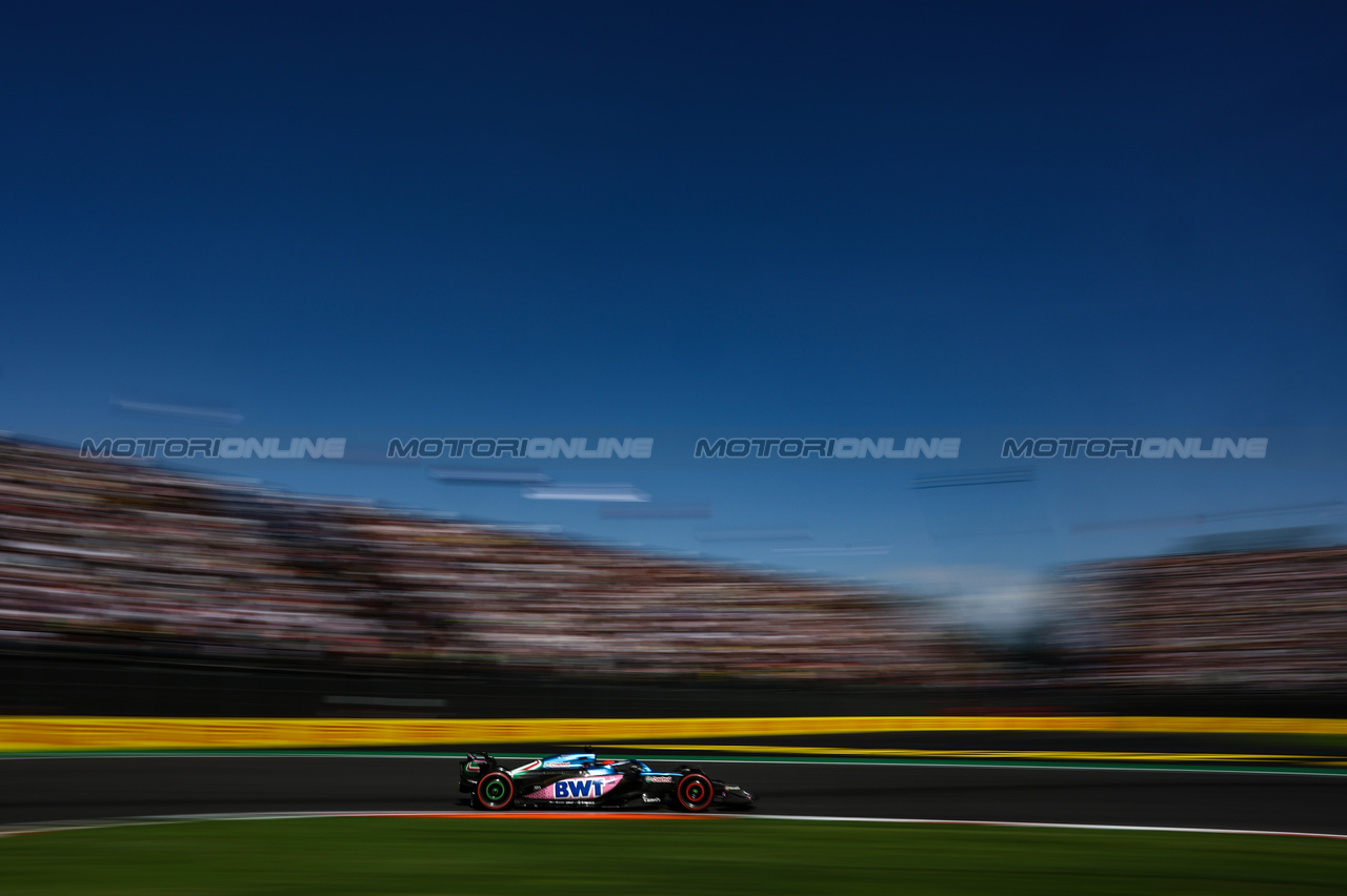 GP MESSICO, Esteban Ocon (FRA), Alpine F1 Team 
28.10.2023. Formula 1 World Championship, Rd 20, Mexican Grand Prix, Mexico City, Mexico, Qualifiche Day.
- www.xpbimages.com, EMail: requests@xpbimages.com © Copyright: Charniaux / XPB Images