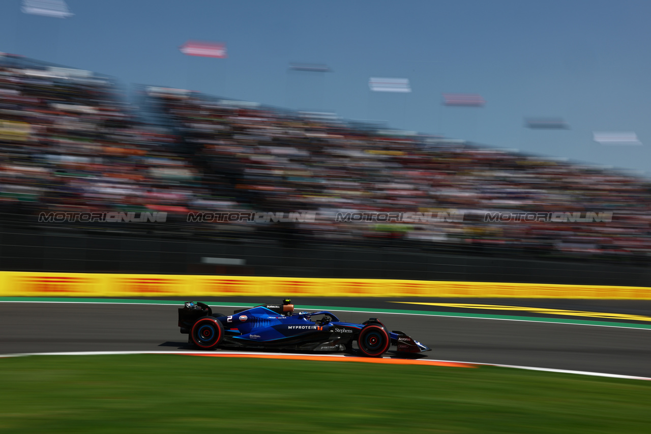 GP MESSICO, Logan Sargeant (USA) Williams Racing FW45.

28.10.2023. Formula 1 World Championship, Rd 20, Mexican Grand Prix, Mexico City, Mexico, Qualifiche Day.

 - www.xpbimages.com, EMail: requests@xpbimages.com © Copyright: Coates / XPB Images