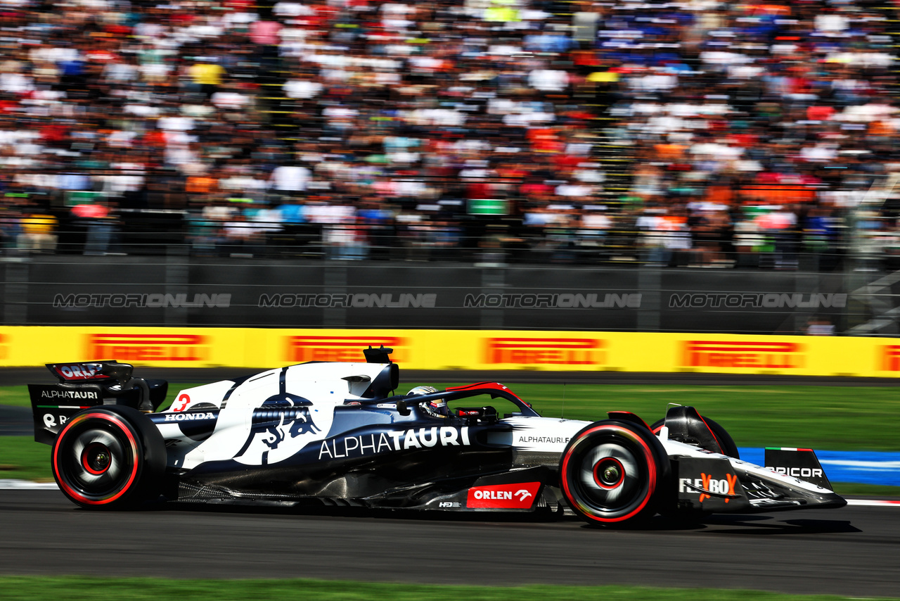 GP MESSICO, Daniel Ricciardo (AUS) AlphaTauri AT04.

28.10.2023. Formula 1 World Championship, Rd 20, Mexican Grand Prix, Mexico City, Mexico, Qualifiche Day.

 - www.xpbimages.com, EMail: requests@xpbimages.com © Copyright: Coates / XPB Images