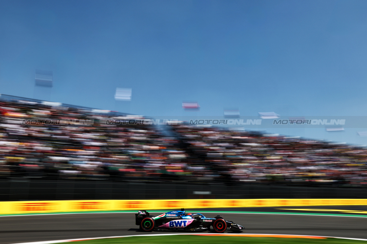 GP MESSICO, Esteban Ocon (FRA) Alpine F1 Team A523.

28.10.2023. Formula 1 World Championship, Rd 20, Mexican Grand Prix, Mexico City, Mexico, Qualifiche Day.

 - www.xpbimages.com, EMail: requests@xpbimages.com © Copyright: Coates / XPB Images