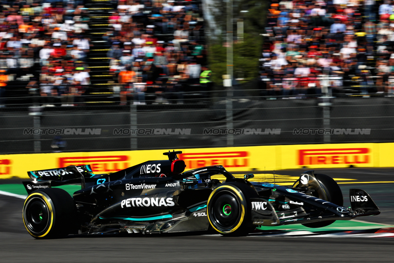 GP MESSICO, George Russell (GBR) Mercedes AMG F1 W14.



28.10.2023. Formula 1 World Championship, Rd 20, Mexican Grand Prix, Mexico City, Mexico, Qualifiche Day.

 - www.xpbimages.com, EMail: requests@xpbimages.com © Copyright: Coates / XPB Images