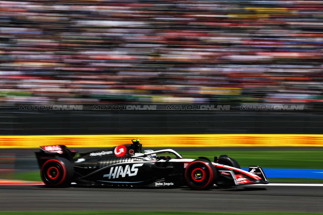 GP MESSICO, Nico Hulkenberg (GER) Haas VF-23.

28.10.2023. Formula 1 World Championship, Rd 20, Mexican Grand Prix, Mexico City, Mexico, Qualifiche Day.

 - www.xpbimages.com, EMail: requests@xpbimages.com © Copyright: Coates / XPB Images