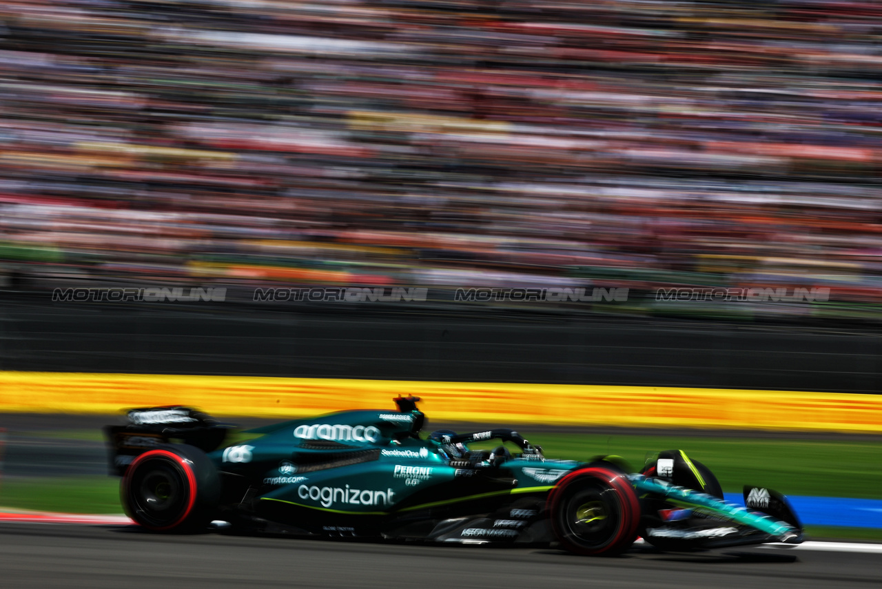 GP MESSICO, Lance Stroll (CDN) Aston Martin F1 Team AMR23.

28.10.2023. Formula 1 World Championship, Rd 20, Mexican Grand Prix, Mexico City, Mexico, Qualifiche Day.

 - www.xpbimages.com, EMail: requests@xpbimages.com © Copyright: Coates / XPB Images