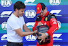GP MESSICO, Charles Leclerc (MON) Ferrari receives the Pirelli Pole Position Award in qualifying parc ferme.
28.10.2023. Formula 1 World Championship, Rd 20, Mexican Grand Prix, Mexico City, Mexico, Qualifiche Day.
- www.xpbimages.com, EMail: requests@xpbimages.com © Copyright: Bearne / XPB Images