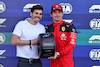 GP MESSICO, Charles Leclerc (MON) Ferrari receives the Pirelli Pole Position Award in qualifying parc ferme.
28.10.2023. Formula 1 World Championship, Rd 20, Mexican Grand Prix, Mexico City, Mexico, Qualifiche Day.
- www.xpbimages.com, EMail: requests@xpbimages.com © Copyright: Moy / XPB Images