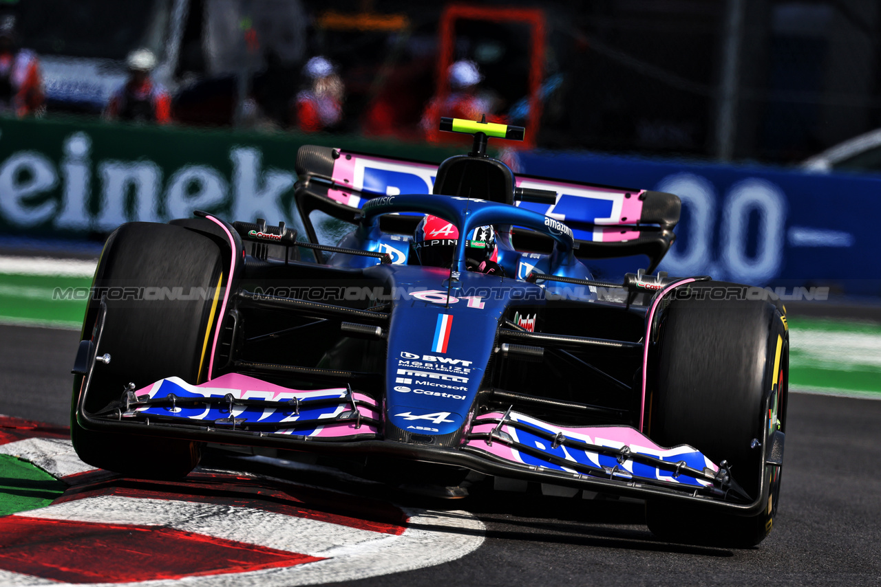 GP MESSICO, Pierre Gasly (FRA) Alpine F1 Team A523.

27.10.2023. Formula 1 World Championship, Rd 20, Mexican Grand Prix, Mexico City, Mexico, Practice Day.

- www.xpbimages.com, EMail: requests@xpbimages.com © Copyright: Moy / XPB Images
