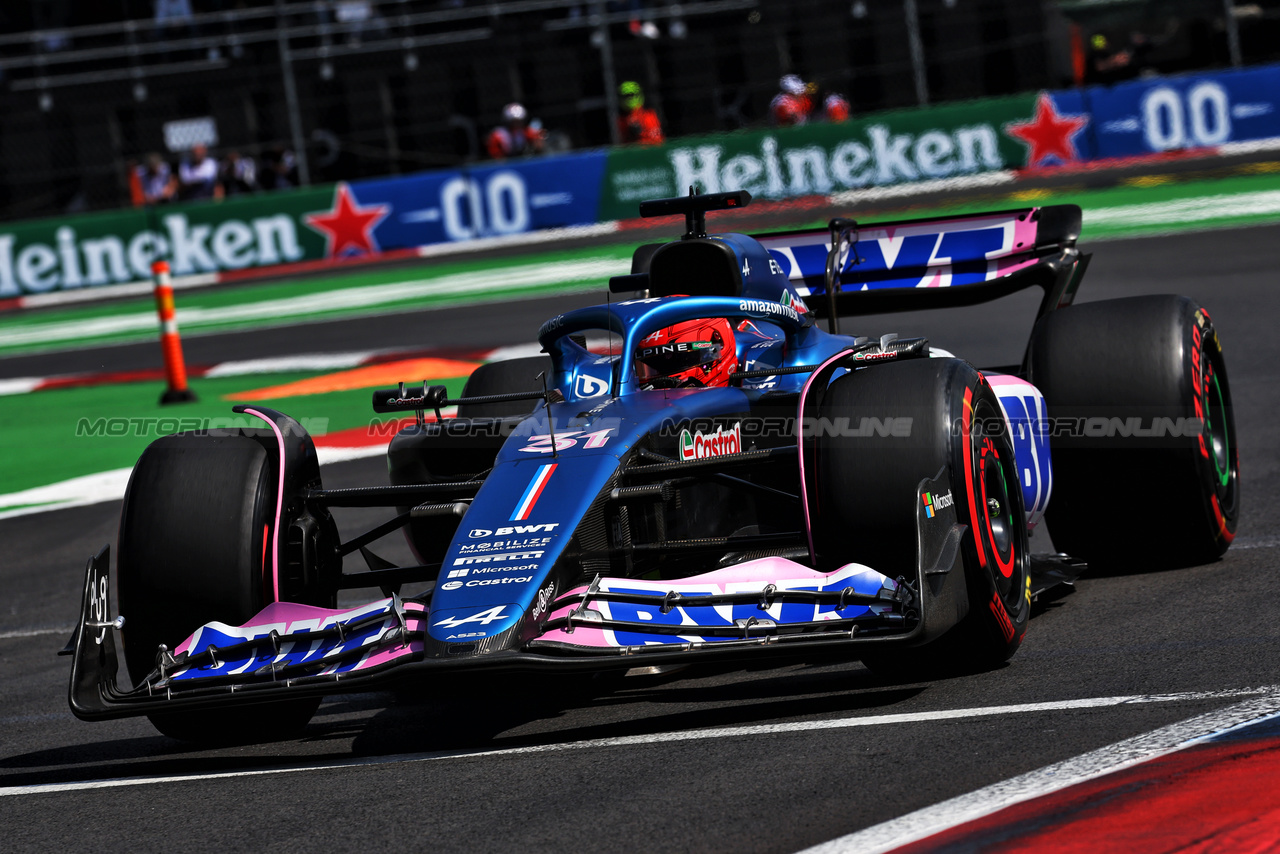 GP MESSICO, Esteban Ocon (FRA) Alpine F1 Team A523.

27.10.2023. Formula 1 World Championship, Rd 20, Mexican Grand Prix, Mexico City, Mexico, Practice Day.

- www.xpbimages.com, EMail: requests@xpbimages.com © Copyright: Moy / XPB Images