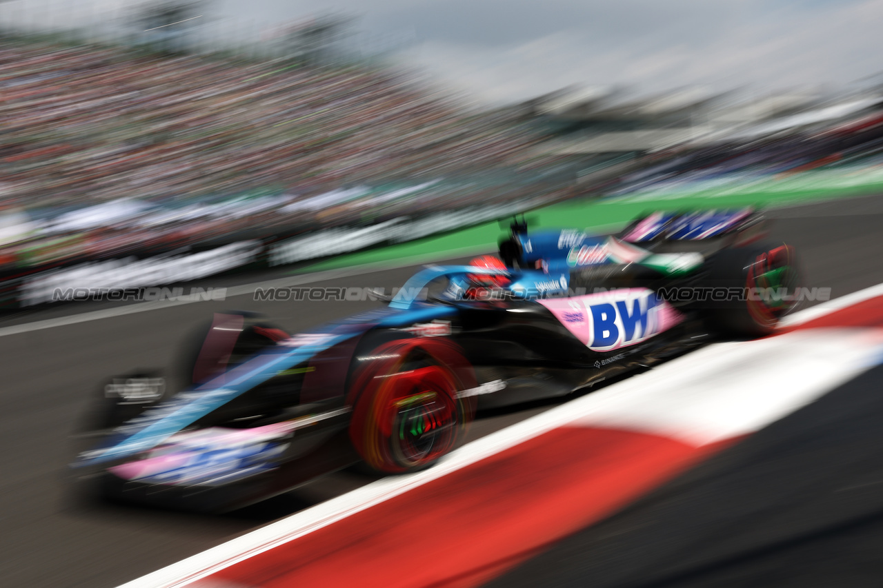 GP MESSICO, Esteban Ocon (FRA) Alpine F1 Team A523.

27.10.2023. Formula 1 World Championship, Rd 20, Mexican Grand Prix, Mexico City, Mexico, Practice Day.

- www.xpbimages.com, EMail: requests@xpbimages.com © Copyright: Moy / XPB Images