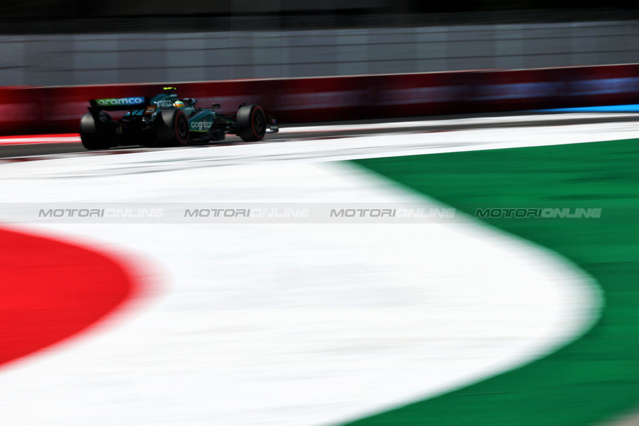 GP MESSICO, Fernando Alonso (ESP) Aston Martin F1 Team AMR23.

27.10.2023. Formula 1 World Championship, Rd 20, Mexican Grand Prix, Mexico City, Mexico, Practice Day.

 - www.xpbimages.com, EMail: requests@xpbimages.com © Copyright: Coates / XPB Images