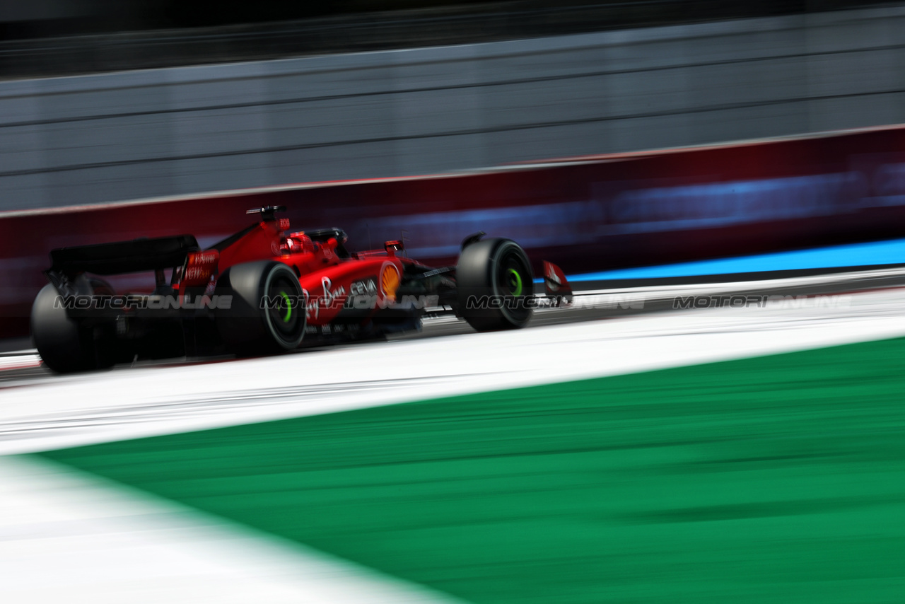 GP MESSICO, Charles Leclerc (MON) Ferrari SF-23.

27.10.2023. Formula 1 World Championship, Rd 20, Mexican Grand Prix, Mexico City, Mexico, Practice Day.

 - www.xpbimages.com, EMail: requests@xpbimages.com © Copyright: Coates / XPB Images