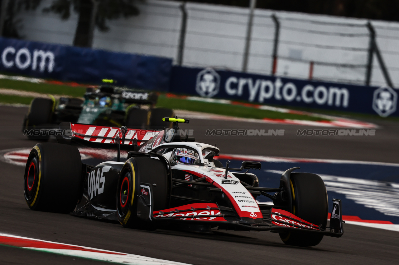 GP MESSICO, Nico Hulkenberg (GER), Haas F1 Team 
27.10.2023. Formula 1 World Championship, Rd 20, Mexican Grand Prix, Mexico City, Mexico, Practice Day.
- www.xpbimages.com, EMail: requests@xpbimages.com © Copyright: Charniaux / XPB Images
