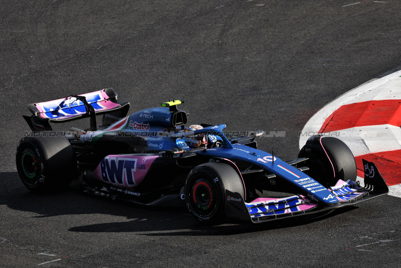 GP MESSICO, Pierre Gasly (FRA) Alpine F1 Team A523.

27.10.2023. Formula 1 World Championship, Rd 20, Mexican Grand Prix, Mexico City, Mexico, Practice Day.

- www.xpbimages.com, EMail: requests@xpbimages.com © Copyright: Bearne / XPB Images
