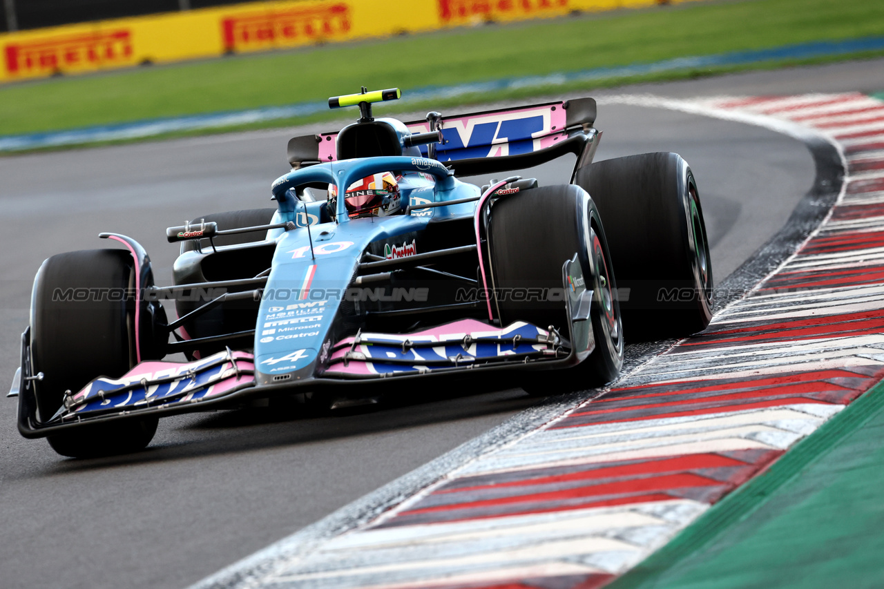GP MESSICO, Pierre Gasly (FRA) Alpine F1 Team A523.

27.10.2023. Formula 1 World Championship, Rd 20, Mexican Grand Prix, Mexico City, Mexico, Practice Day.

- www.xpbimages.com, EMail: requests@xpbimages.com © Copyright: Moy / XPB Images
