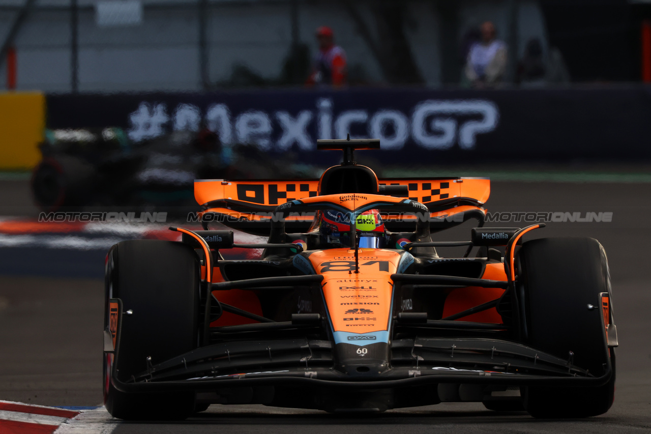 GP MESSICO, Oscar Piastri (AUS) McLaren MCL60.

27.10.2023. Formula 1 World Championship, Rd 20, Mexican Grand Prix, Mexico City, Mexico, Practice Day.

 - www.xpbimages.com, EMail: requests@xpbimages.com © Copyright: Coates / XPB Images