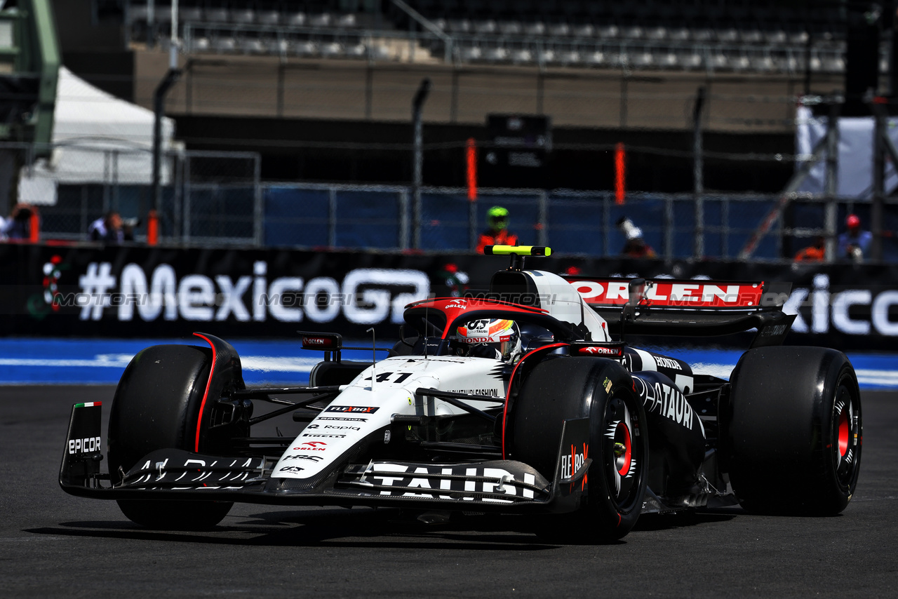 GP MESSICO, Isack Hadjar (FRA) AlphaTauri AT04 Test Driver.

27.10.2023. Formula 1 World Championship, Rd 20, Mexican Grand Prix, Mexico City, Mexico, Practice Day.

- www.xpbimages.com, EMail: requests@xpbimages.com © Copyright: Moy / XPB Images