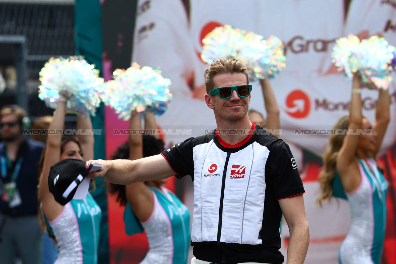 GP MIAMI, Nico Hulkenberg (GER) Haas VF-23.
07.05.2023. Formula 1 World Championship, Rd 5, Miami Grand Prix, Miami, Florida, USA, Gara Day.
- www.xpbimages.com, EMail: requests@xpbimages.com ¬© Copyright: Batchelor / XPB Images