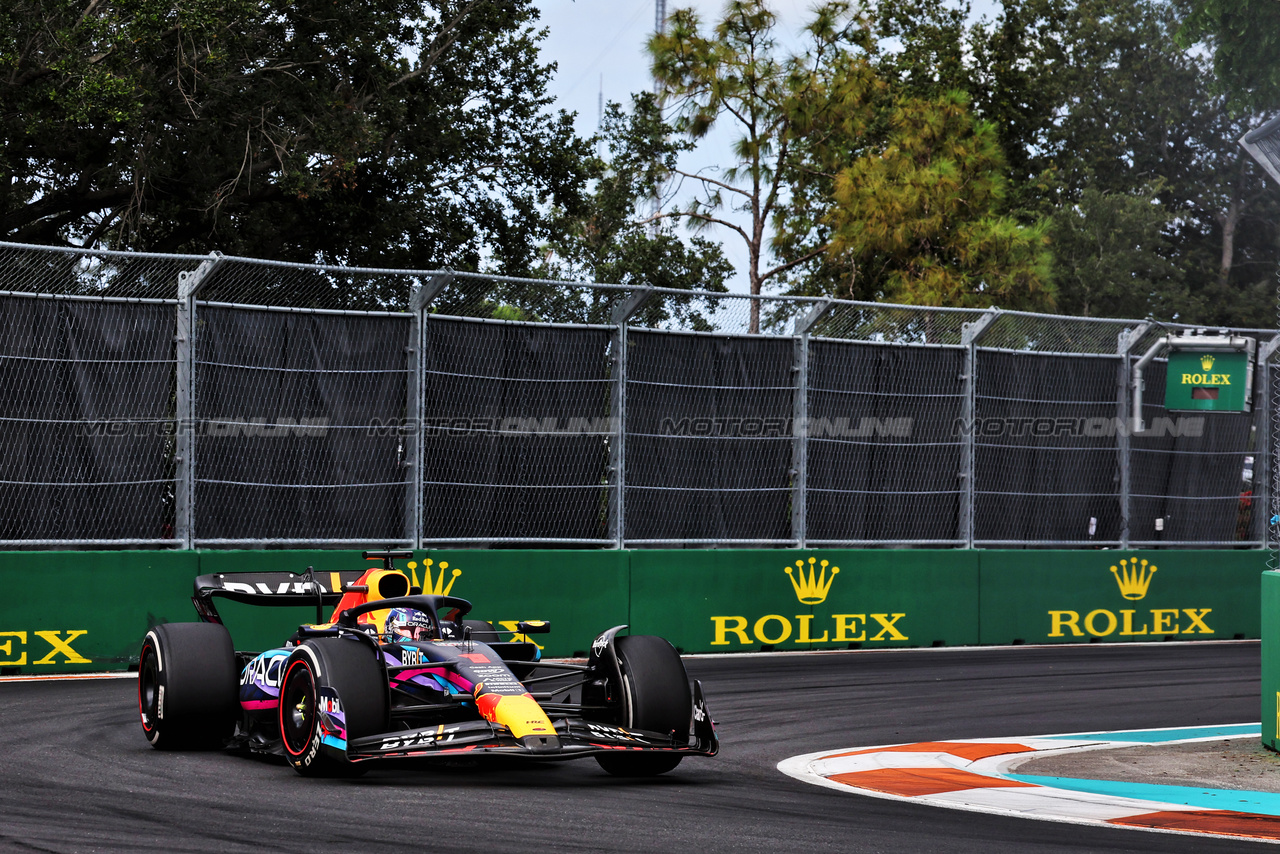 GP MIAMI, Max Verstappen (NLD) Red Bull Racing RB19.

07.05.2023. Formula 1 World Championship, Rd 5, Miami Grand Prix, Miami, Florida, USA, Gara Day.

- www.xpbimages.com, EMail: requests@xpbimages.com ¬© Copyright: Moy / XPB Images