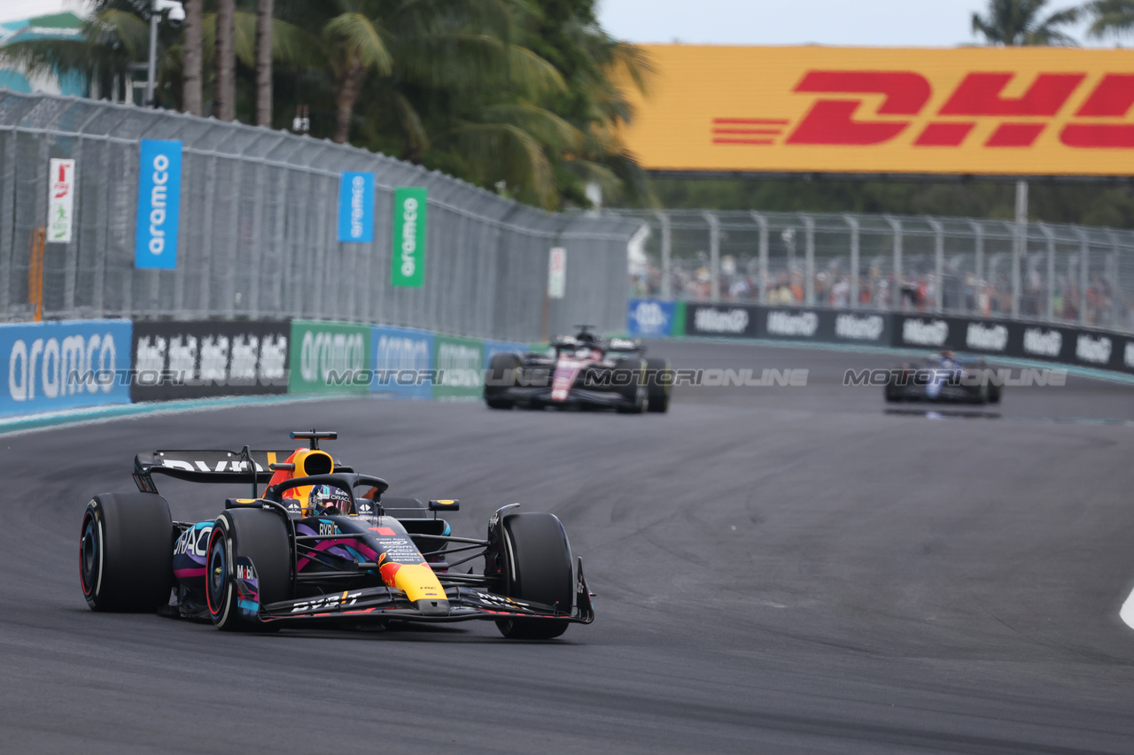 GP MIAMI, Max Verstappen (NLD) Red Bull Racing RB19.

07.05.2023. Formula 1 World Championship, Rd 5, Miami Grand Prix, Miami, Florida, USA, Gara Day.

- www.xpbimages.com, EMail: requests@xpbimages.com ¬© Copyright: Bearne / XPB Images